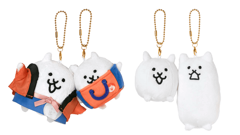 にゃんこ大商店で新アイテム「ニコぬいキーホルダー」が登場！ 「ネコ店長＆ネコ店員」「ネコ＆タンクネコ」の2種類を発売！